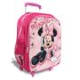 Imagem de Kit Mochila Escolar  Infantil Rodinhas Minnie  G Rosa