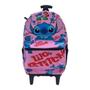 Imagem de Kit Mochila Rodinha LILO & STITCH Com Estojo E Lancheira Infantil