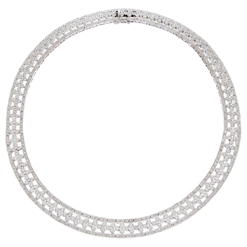 Choker Diamond Necklace For Sale