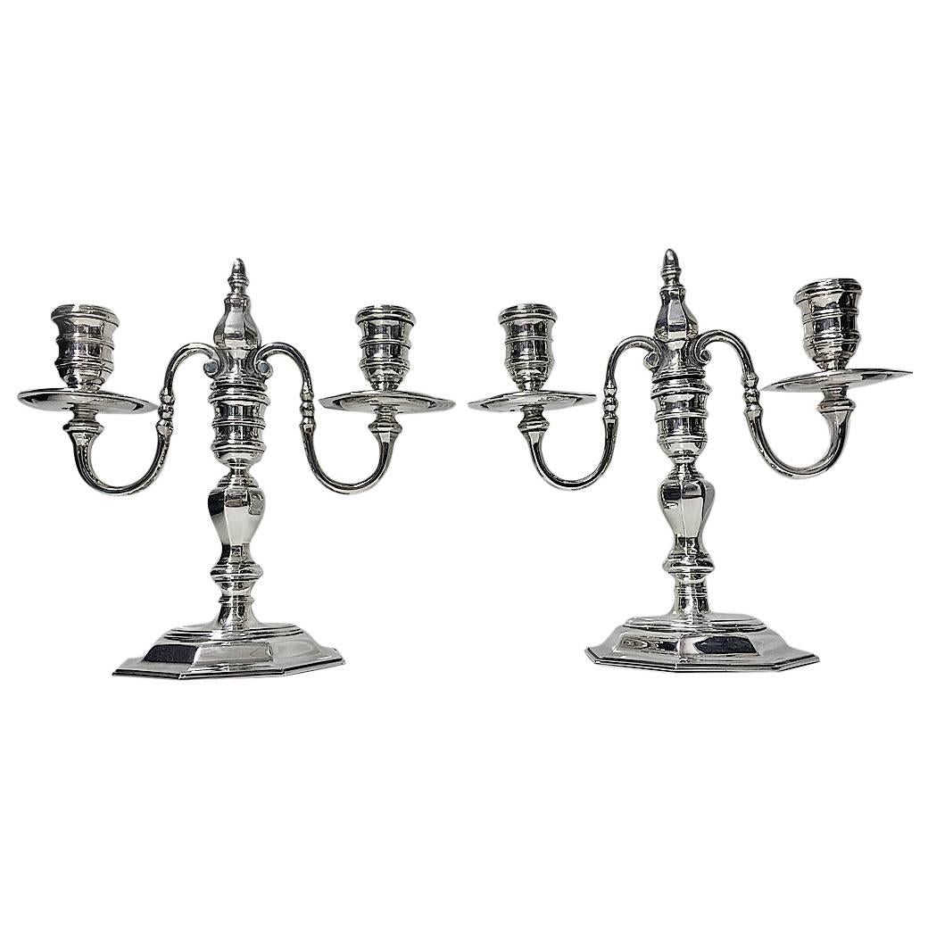 Garrard & Co. Candelabro in argento Sterling London