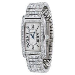 Cartier 'Tank Americaine' Ladies' Diamond Wristwatch