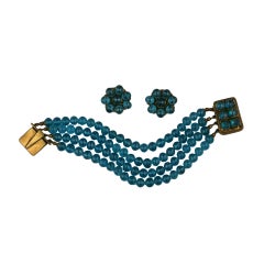 Coppola e Toppo Aqua Glass Demi Parure