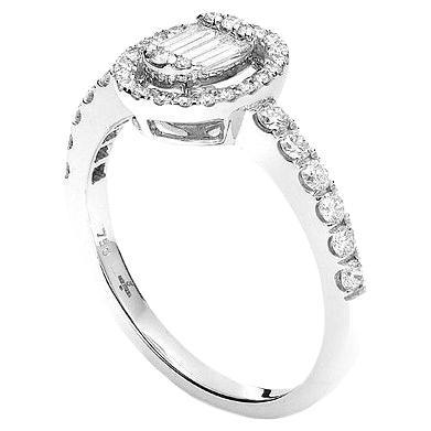 Diamond White Gold Ring