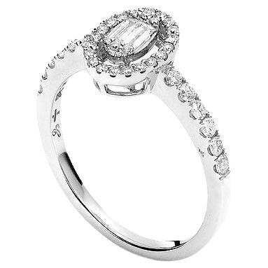 Diamond White Gold Ring