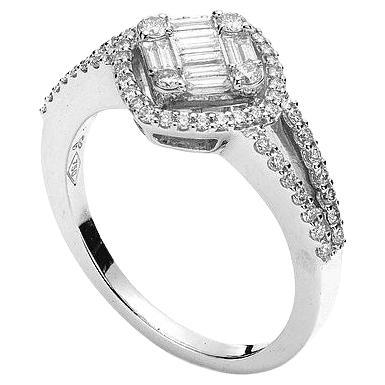 Diamond White Gold Ring