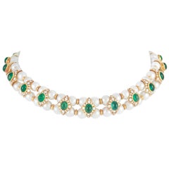 Fasano 18k Yellow Gold 3.20ct Diamond Choker Necklace