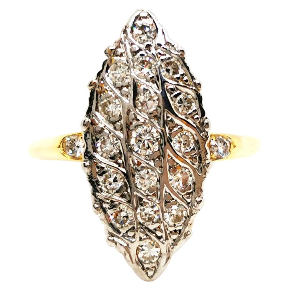 Ring White Gold Diamond