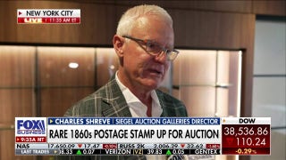 Rare 1860s postage stamp auction presale hits estimate worth $4 million - Fox Business Video