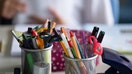 PRODUCTION - 27 June 2024, Baden-W&uuml;rttemberg, Neckartailfingen: Pencil trays in the classroom of a fourth grade elementary school. Photo: Marijan Murat/dpa - ATTENTION: For editorial use only and only with full reference to the above credit (Photo by Marijan Murat/picture alliance via Getty Images)
