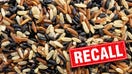 A wild rice blend sold in seven states is under recall due to possible contamination by rodents.