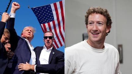 META CEO Mark Zuckerberg has lauded former President Trump’s reaction to being shot at on Saturday, labeling the Republican nominee as a "badass" after he got to his feet and clenched his fist immediately after the assassination attempt.