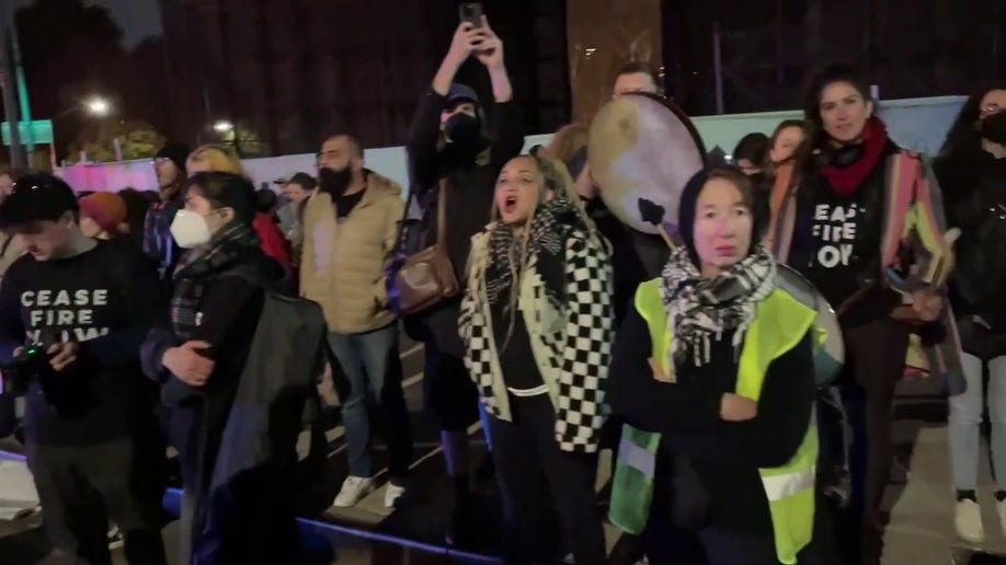 Female protesters