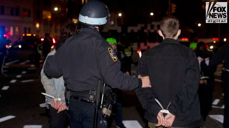 NYPD arrests demonstrator