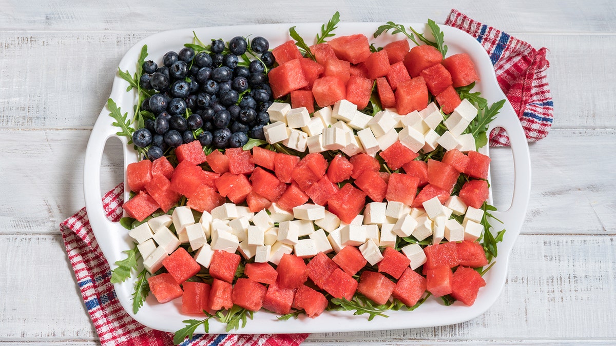 Red, White and Blue Salad