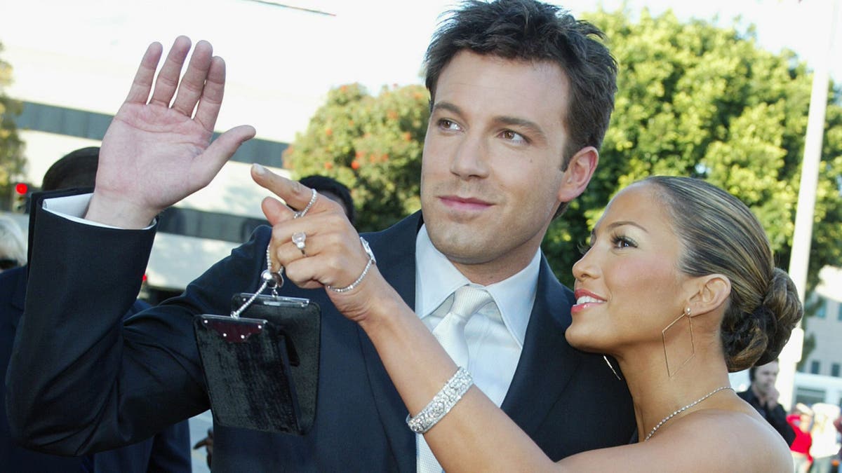 Ben Affleck and Jennifer Lopez at movie premiere