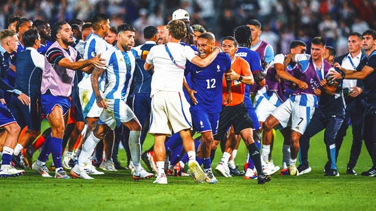 Fight breaks out after France beats Argentina to reach men's soccer semis at Olympics