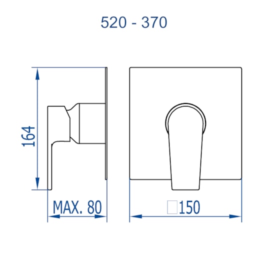 Acabamento Para Base Monocomando Deca 3/4 Cromado Fani Metais - Imagem principal - f5e32642-49de-40df-8fb4-27c1a94ef74f