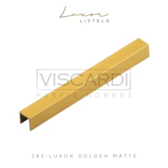 Acabamento Viscardi Para Parede Luxor 285 Golden Matte Alumínio Anodizado