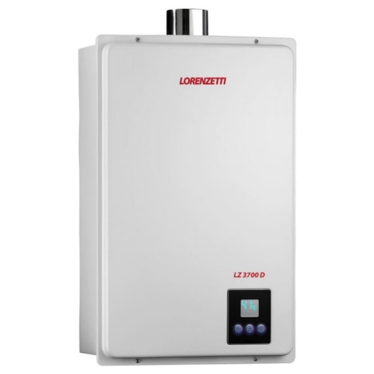 Aquecedor De Água A Gás Digital 37l Gn Lz 3700 De Branco Lorenzetti - Imagem principal - 6c76250b-67d6-4900-a1df-ede9dbc11022