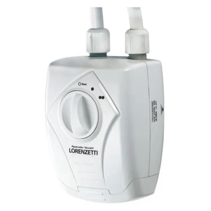 Aquecedor Elétrico Versátil 127V 5500W Branco Lorenzetti