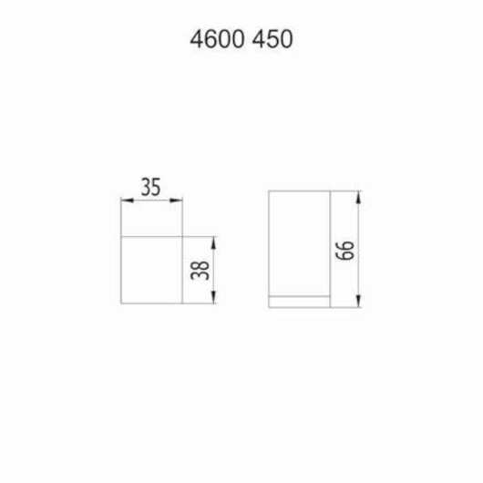 Cabide para Banheiro e Lavabo Horus 4600 BK450 Preto Fosco Fani - Imagem principal - 64f12641-5588-462c-b3bf-6659c12b5b67