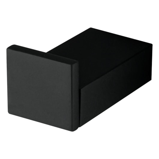 Cabide para Banheiro e Lavabo Horus 4600 BK450 Preto Fosco Fani - Imagem principal - 95d1290a-93c9-4d64-94e6-2e8010b99c44