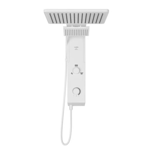 Chuveiro Eletrônico Ducha de Parede Hydra Falls Power Branco 5500W 110V - Imagem principal - 9f00980a-d369-4d79-b17c-ced1108ae307