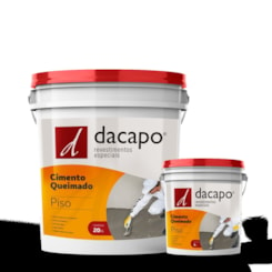 Cimento Queimado Para Piso Branco Dacapo 4kg