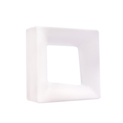 Cobogó Manufatti Quadrado Branco Brilhante 20x20cm