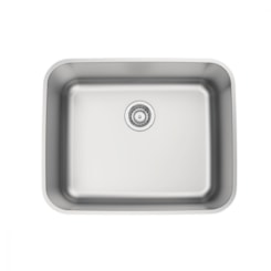 Cuba De Aço Inox Acetinada Com Válvula 4.1/2 R6 Tramontina 50x40cm