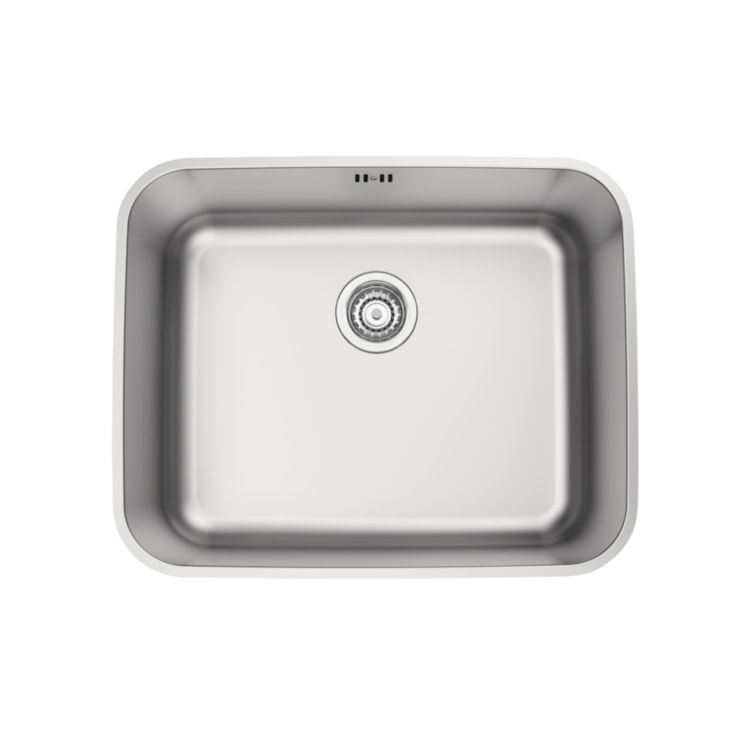 Cuba De Embutir Dora Aço Inox Acetinado Com Válvula e Escape Tramontina 50x40cm