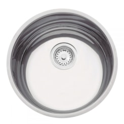 Cuba De Inox Redonda Luna Perfecta 35cm 3.1/2' Com Válvula  94042/407 Polida Tramontina