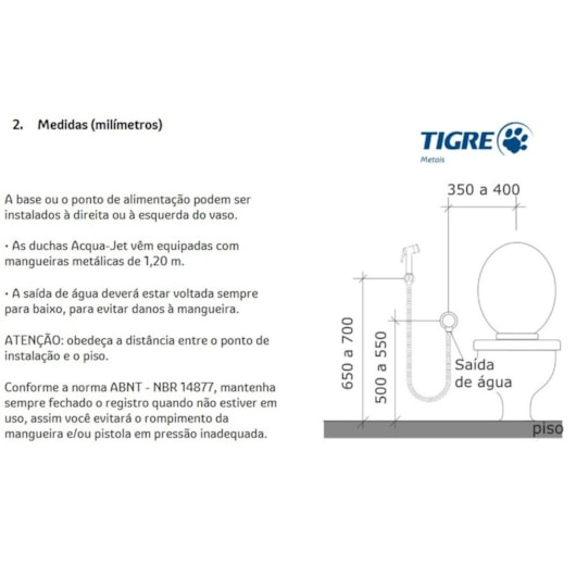 Ducha Higiênica Acqua Ajet Nova Gyro Cromado Fabrimar - Imagem principal - fed3c815-125d-4d96-84c4-c1d5273a73ca