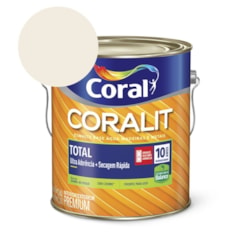 Esmalte Premium Brilho Coralit Total Balance Secagem Rapida Branco 3.6l Coral