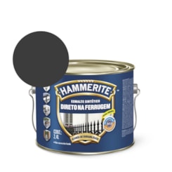 Esmalte Sintético Hammerite Brilhante Preto Coral 2,4L