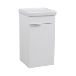 Gabinete Para Lavanderia Madeira Tanque 1 Porta Branco Celite 75x38cm