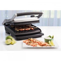 Grill Elétrico Breville Adjusta 127V Inox Tramontina