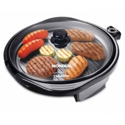 Grill Redondo Cook&Grill 40G0 Preto Mondial 127V 1270W