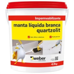 Impermeabilizante Manta Líquida 4,5l Branco Quartzolit