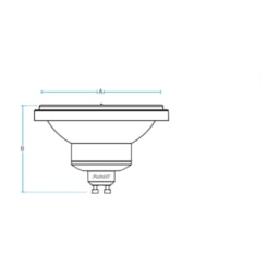 Lâmpada De Led AR111 12W Bivolt 2700K Avant