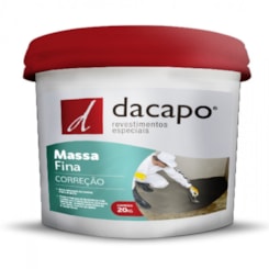 Massa Fina De Correção Dacapo 20kg