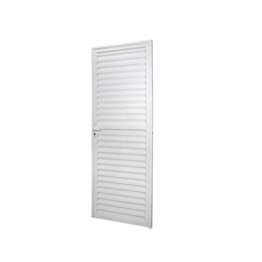 MGM PORTA  ALUMÍNIO LAMINADA LINHA SÓLIDA DIREITA 210x80CM BRANCO  - Imagem principal - f4954e46-5dcf-448e-bdaf-78c7503105fb