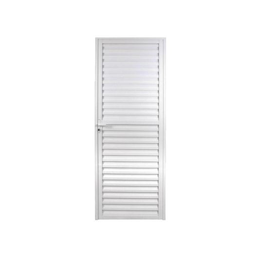 MGM PORTA  ALUMÍNIO LAMINADA LINHA SÓLIDA DIREITA 210x80CM BRANCO  - Imagem principal - 90535b41-c182-4b60-97f2-59516447096e