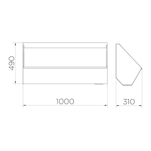 Mictório Aço Inox Docol 100 cm - Imagem principal - 115f6521-7a12-4acb-986a-427a82777caa