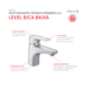 Misturador Monocomando Para Lavatório De Mesa Level Bica Baixa 2875 Cromado Deca - e910efcc-2dfe-4621-ac17-e2a753127ff8