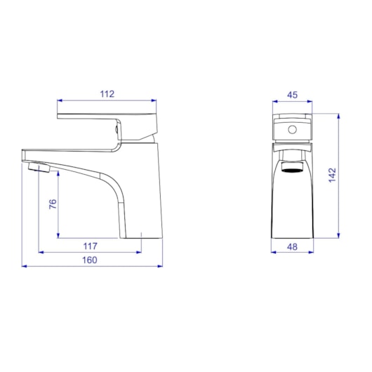 Misturador Monocomando Para Lavatório De Mesa Level Bica Baixa 2875 Cromado Deca - Imagem principal - 1086ba94-baaa-47da-aca0-338e11f6da30