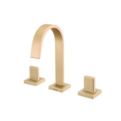 Misturador Para Lavatório de Mesa Bica Alta Axiom Slim 1878 52 Dourado Matte Meber