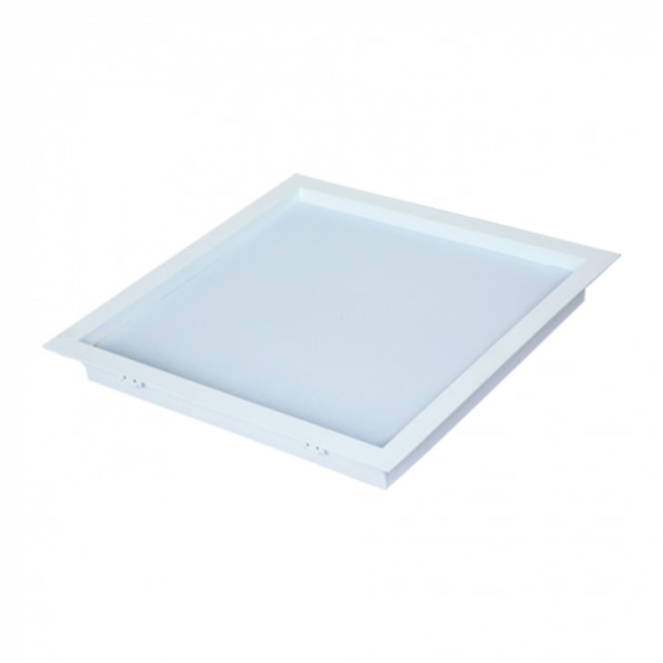 Painel De Led Comfort De Embutir 12W Quadrado Luz Neutra 4000K Branco Bivolt Avant