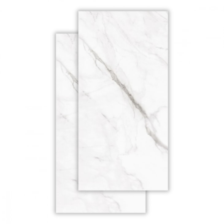 Porcelanato Biancogres Calacata Altíssimo Lux Polido Mármore 60x120cm Retificado 