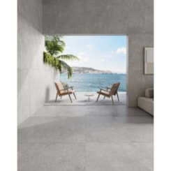 Porcelanato Biancogres Stratus Externo Grafite 90x90cm Retificado